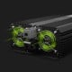 Green Cell galios keitiklis PRO nuo 12 V iki 230 V, 3000 W / 6000 W, modifikuota sinusoidė