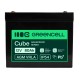 Greencell AGM VRLA 12 V 80 Ah nereikalaujantis priežiūros akumuliatorius UPS, svarstyklėms, kemperiams (260 x 168 x 216 mm)