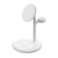 Greencell MagScape indukcinio įkroviklio stovas MagSafe trys viename, skirtas iPhone, Apple Watch, AirPods ir kitoms belaidėms ausinėms