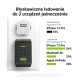 Green Cell įkroviklis 65W GaN GC PowerGan - 2x USB-C 1x USB-A