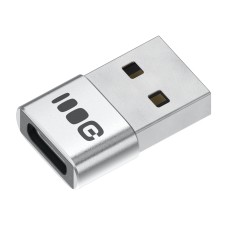 Plug&Play adapter Greencell 2.4A USB-A to USB-C data transfer 480 Mbps 12W aluminum