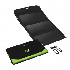 Green Cell GC SolarCharge Saulės panelė 21W 10000mAh su USB-A QC ir USB-C 18W