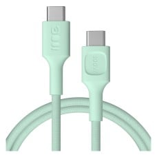 USB-C laidas 1.2 m 100 W Greencell PowerStream greito įkrovimo PD Mint Green