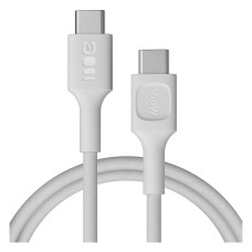 USB-C laidas 1.2 m 100 W Greencell PowerStream greito įkrovimo PD Snow White
