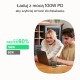USB-C laidas 2 m 100 W Greencell PowerStream greito įkrovimo PD Panther Black