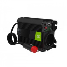 Green Cell car power inverter 12-230V, modified sine 150W / 300W with USB