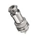 GX16 5-pin screw industrial connector - plug with socket