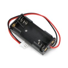 Battery holder for 2xAAA batteries with JST-PH plug