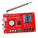 HU-017E FM radijo imtuvo surinkimo ir litavimo mokomasis rinkinys su korpusu - 87–108 MHz - RDA5807 modulis