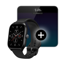 Išmanusis laikrodis Amazfit GTS 4 + Smart Scale Juodas