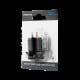USB car charger with fast charging and voltage meter