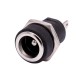 DC 022B maitinimo lizdas 2.1/5.5mm - prisukamas DC 022B maitinimo lizdas 2.1/5.5mm - prisukamas