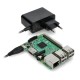justPi microUSB 5V/2.5A power supply for Raspberry Pi 3B+/3A+/3B/2B/Zero
