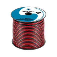 Kolonėlių kabelis CCA 2x1.5mm 1m