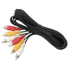 Kabelis 3xRCA 5m