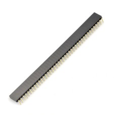 Karpomas lizdas 1x40 kaiščių 2.54mm kampinis
