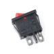 KCD1-110 Toggle Rocker Switch - Red - 21x9mm - ON/OFF 230V 2 pin