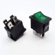 KCD1-4 Toggle Rocker Switch - Green - 15x21mm - ON/OFF Switch 250V - 4-pin KCD1-4 Toggle Rocker Switch - Green - 15x21mm - ON/OFF Switch 250V - 4-pin