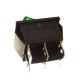 KCD7 rocker switch - green - ON/OFF switch - 230V - 6-pin