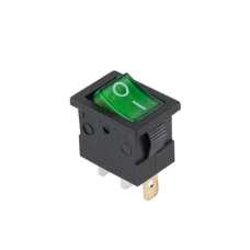 Key switch MK1011 15A 12V green