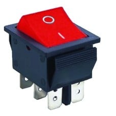 Illuminated rocker switch