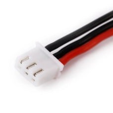 XH 2S 3P balancing plug with 10cm cable - balancing connector - red black