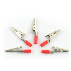 Alligator clip without insulation 51mm 5pcs