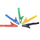 Alligator Clip 55mm with banana clip yellow 1pcs