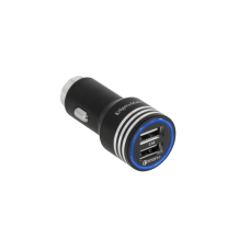 Kruger&Matz 2xUSB 4800mA automobilinis įkroviklis su Quick Charge 3.0 funkcija