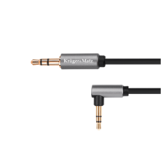 Kruger&Matz Basic AUX - AUX 3.5mm kampinis kabelis 1.8m