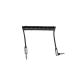 Kruger&Matz Basic AUX - AUX 3.5mm spyruoklinis kabelis 1.8m Juodas