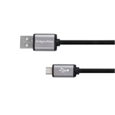 Kruger&Matz Basic USB - micro USB kabelis 1m