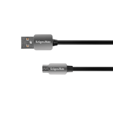 Kruger&Matz USB - micro USB kabelis 0.2m
