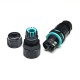Cable connector M16 3-pin - hermetic sleeve IP68 - Insulating gland