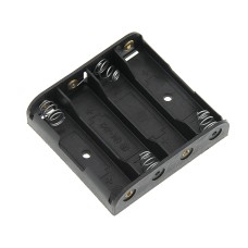 Battery holder 4 R6x4 black