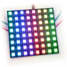 Lanksti diodų matrica 8x8 - 64 LED RGB - WS2812B