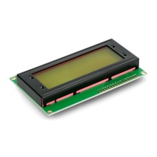 LCD ekranas 4x20 simbolių žalias - justPi