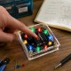 LED elektroninio kauliuko ir laimės rato surinkimo rinkinys su NE555 ir CD4017 3V