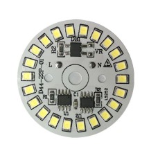 AC230V LED warm white lamp plate 15W 44MM round No need driver Smart IC bulb lamp For DIY White LED Floodlight Spotlight 2835 PCB
