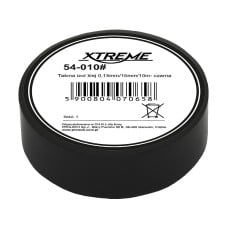 Lipni izoliacinė juosta 0.15mm 15mm 10m - juoda