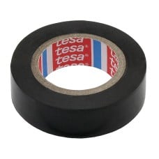 Adhesive insulation tape TESA 10m 15mm PVC - black