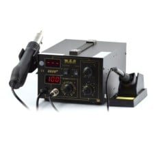 Litavimo stotelė 2in1 WEP 852D+ su karštu oru Hotair 60W 