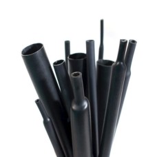 Thermotube 3 / 1 with adhesive 4.8mm black 1m