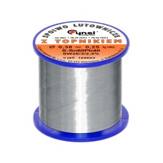 Solder with flux CYNEL LC60-SW26 0.38mm 250g