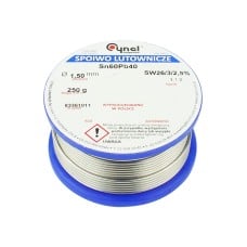 Lydmetalis su fliusu CYNEL LC60-SW26 1.50mm 250g