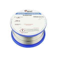 Solder with flux CYNEL LC60-SW26 1.50mm 250g