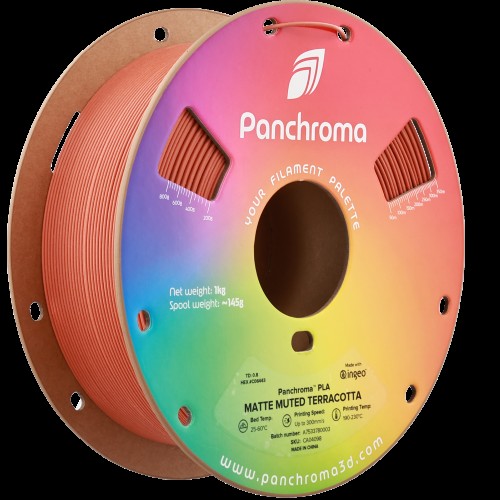 Panchroma PLA Matte Muted plastikas 1.75mm 1kg - Muted Terracotta Panchroma PLA Matte Muted plastikas 1.75mm 1kg - Muted Terracotta