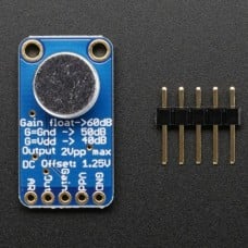 Electret Microphone Amplifier - MAX9814 with Auto Gain Control