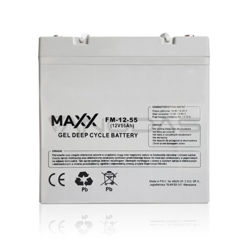 Maxx švino baterija 12-FM-55 55Ah 12V 