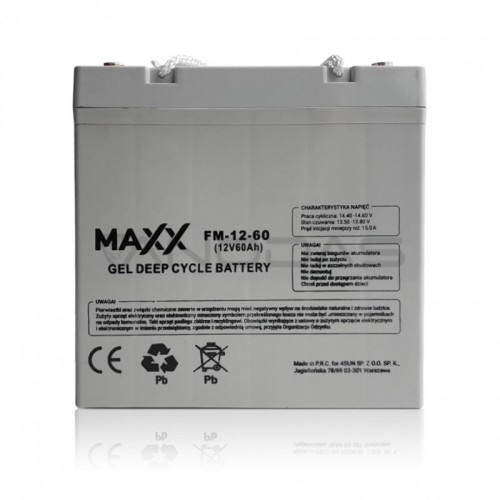 Maxx švino baterija 12-FM-60 60Ah 12V 